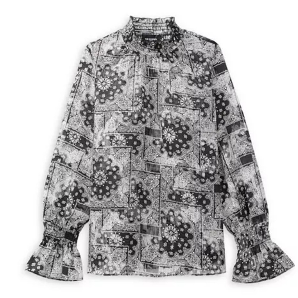 The Kooples Bandana Blouse EU Size 2